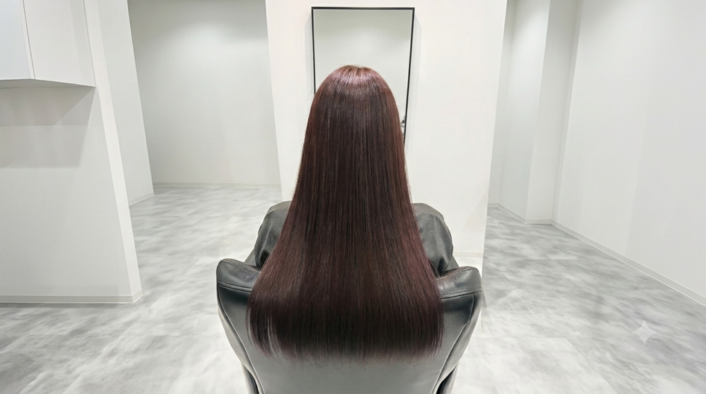 髪質改善トリートメントの仕上がり｜和歌山市 Hair Salon K2